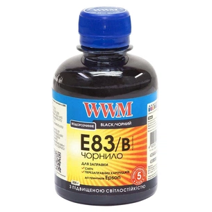 Чорнило WWM EPSON StPhoto R270/290 Black /NEW (E83/B) зображення 1