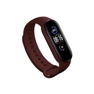 Ремінець до фітнес браслета BeCover Silicone для Xiaomi Mi Smart Band 5/6/7 Red Wine (705557) зображення 1