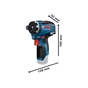 Шуруповерт Bosch GSR 12V-35 HX 12В 2х3.0Агод 2035Нм 4601750обхв 0.57кг (0.601.9J9.101) - зменшене зображення 3