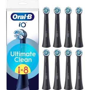 Насадка для зубної електрощітки Braun Oral-B iO RB CBF-8 Ultimate Clean Black (8 шт) зображення 1