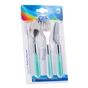 Набір дитячого посуду Canpol babies столових приборів металевий 3 шт Блакитний (9/477_blu) - preview 3
