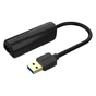 Переходник USB 3.0 to Ethernet RJ45 1000Mb black Vention (CEHBB) - уменьшенное изображение 1