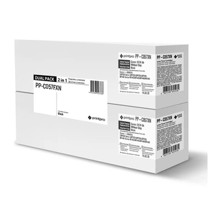 Картридж PrintPro CANON 057H Black без чипа DUAL PACK (PP-C057FXN) зображення 1