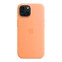 Чохол до мобільного телефона Apple iPhone 15 Silicone Case with MagSafe Orange Sorbet (MT0W3ZM/A) - зменшене зображення 5