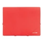 Папка на резинках Economix А4 фактура "діамант", червона (E31601-03) - уменьшенное изображение 1