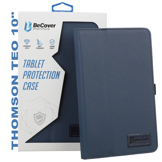 Чехол для планшета BeCover Slimbook Thomson TEO 10" Deep Blue (710129) - изображение 1