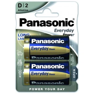Батарейка Panasonic D LR20 Everyday Power * 2 (LR20REE/2B) зображення 1