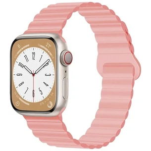 Ремінець до смарт-годинника Drobak Silicone Magnetic Link для Apple Watch All Series Ultra 2 49/45/44/42mm Pink sand (898928) зображення 1