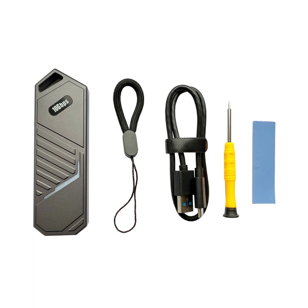 Кишеня зовнішня Dynamode M.2 SSD NVMe/SATA combo to USB3.2 GEN2 USB-C (DM-CAD-SSD14) - picture 9