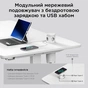 Комп'ютерний стіл Anda Seat Xtreme Pro White (AD-D-DD1-1400-08-W) - зменшене зображення 11