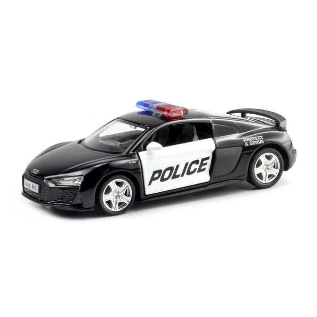 Масштабная модель автомобиля Uni-Fortune Audi R8 Coupe 2019 POLICE CAR (554046P) - изображение 1