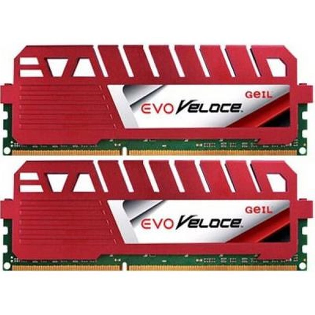 Модуль пам'яті для комп'ютера DDR3 8GB (2x4GB) 2400 MHz EVO Veloce Geil (GEV38GB2400C11BDC) - зображення 1