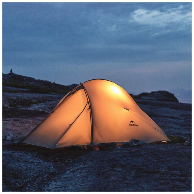 Намет Naturehike двомісний з футпринтом CNK2350WS020 Cloud Up Pro пісочний (6927595776988) - зображення 6
