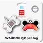 Адресник для тварин WAUDOG Smart ID з QR паспортом "Марс", кістка 40х28 мм (231-4031) - уменьшенное изображение 5
