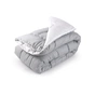 Ковдра Руно зимова силіконова Grey White 172 х 205 (316.52_Grey White) - зменшене зображення 2