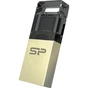USB флеш накопичувач Silicon Power 16Gb Mobile X10 , OTG, Champague (SP016GBUF2X10V1C) - зменшене зображення 2