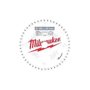 Диск пильний Milwaukee пиляльний PFTE 160х20х2,2мм, 48 зуб. (4932471291) зображення 1