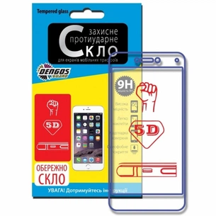Скло захисне Dengos 5D iPhone XS Max 6.5" (TGR-51) (TGR-51) зображення 1