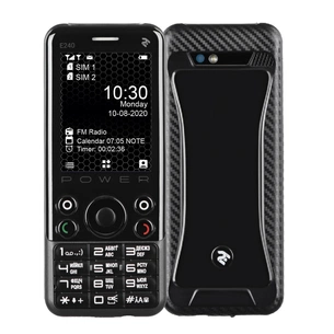 Мобільний телефон 2E E240 POWER Black (680576170088) зображення 1