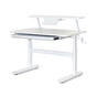 Парта ErgoKids з полицею S50 XL White (TH-210 W + BD-S50 XL) - зменшене зображення 1