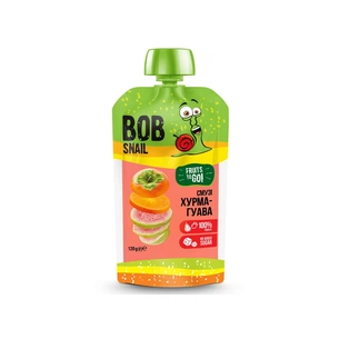 Дитяче пюре Bob Snail Хурма-гуава 120 г (4820219343165) зображення 1