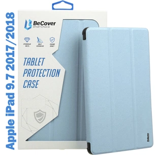 Чохол до планшета BeCover Tri Fold Soft TPU Silicone Apple iPad 9.7 2017/2018 A1822/A1823/A1893/A1954 Light Blue (708512) зображення 1