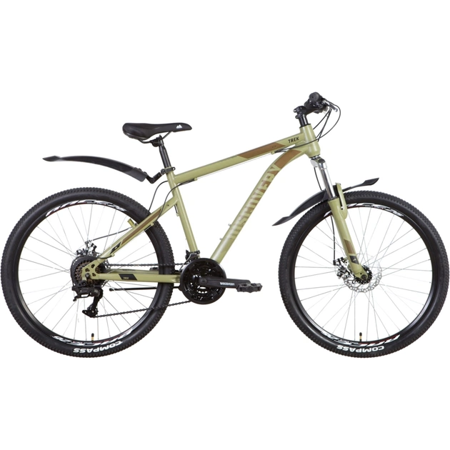 Велосипед Discovery 26" Trek AM DD рама-18" 2022 Khaki (OPS-DIS-26-486) - изображение 1