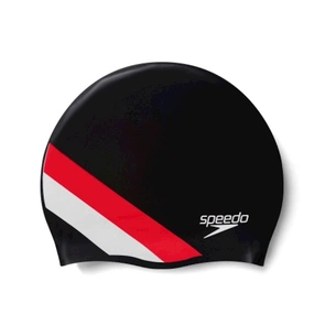 Шапка для плавання Speedo Rev Moud Silc Cap AU чорний, червоний 8-0933714662 OSFM (5059937304472) зображення 1
