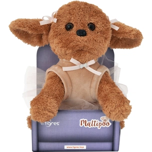 М'яка іграшка Tigres Собачка Мальтіпу Кейзі (СО-0118) зображення 1