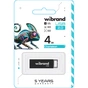 USB флеш накопичувач Wibrand 4GB Chameleon Black USB 2.0 (WI2.0/CH4U6B) - зменшене зображення 2