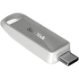 USB флеш накопичувач SanDisk 256GB iXpand Arctic White Type-C (SDIXS0N-256G-GN6NE) - зменшене зображення 2