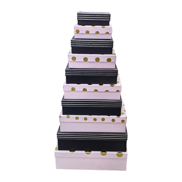 Подарункова коробка Buromax 10 шт 1в1 тиснення фольгою (BM.2333745) - зображення 1