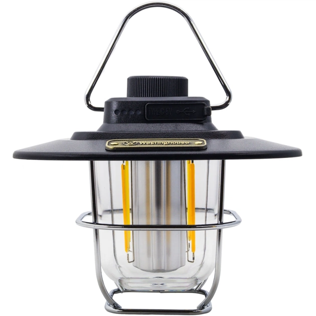 Ліхтар Westinghouse RETRO 4W LED Filament WF242 Type-C з функцією Power Bank Чорний (WF242-CB(Black)) - зображення 1