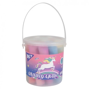 Крейда Yes кольорова Glamour 12 шт JUMBO в відрі (400513) изображение 1