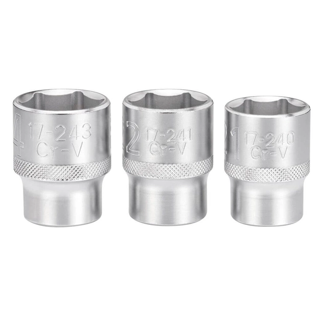 Набір торцевих головок Stanley торцевих 1/2" Maxi Drive, з шестигранним профілем, 3 шт: 21, 22, 24 мм. (FMMT17095-0) - picture 2