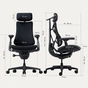 Офисное кресло LiberNovo Omni Midnight Black 48 см (CP-GW-0000015-00-01) - уменьшенное изображение 15