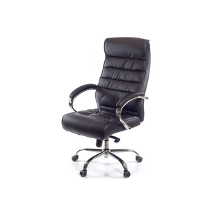 Офісне крісло Аклас Каміль CH MB Чорне (натуральна шкіра) (10001243) зображення 1