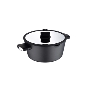 Каструля Bergner Ion, з кришкою 6 л (BG-35802-BK) зображення 1