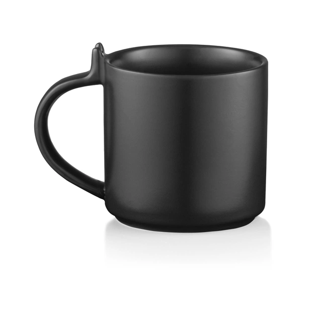 Комплект посуду Ardesto чашка з блюдцем, 250мл, порцеляна, чорний (AR3073BS) - picture 4