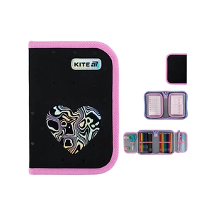 Пенал Kite Love is 622, з наповненням, 1 відділення, 2 відвороти (K25-622H-3) зображення 1