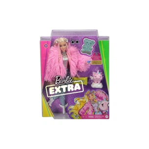 Лялька Barbie Екстра в рожевій пухнастій шубці (GRN28) зображення 1