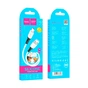 Дата кабель USB 2.0 AM to Micro 5P 1.0m 2.4A silicone X82 white HOCO (6931474768568) - зменшене зображення 3