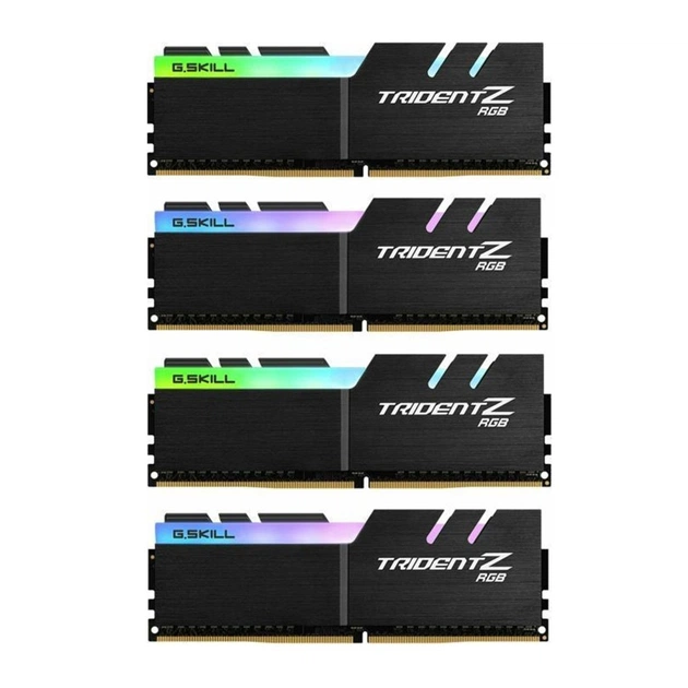 Модуль пам'яті для комп'ютера DDR4 128GB (4x32GB) 3600 MHz Trident Z RGB G.Skill (F4-3600C18Q-128GTZR) - изображение 1