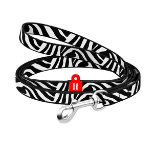 Повідець для котів WAUDOG Nylon "Зебра" Ш 10 мм Д 122 см (369-0055) зображення 1