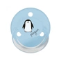 Пустушка Baby-Nova Penguin&Bear Uni 0-24 міс., блакитна/сіра, 2 шт. (3962098) - зменшене зображення 2