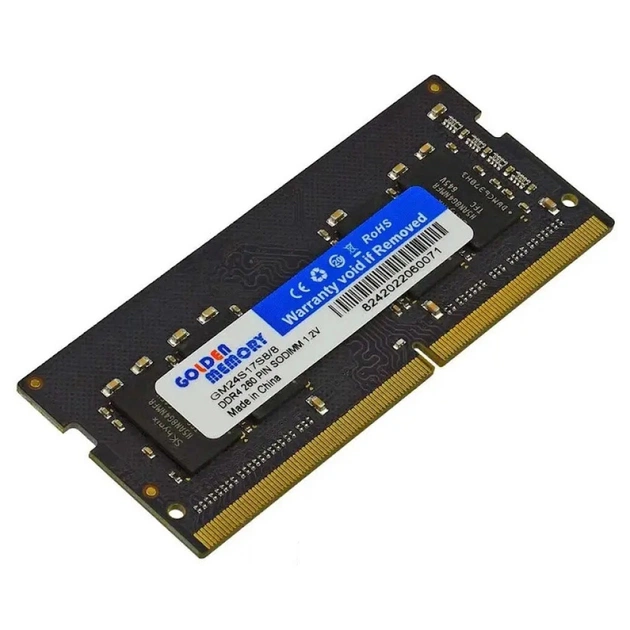 Модуль памяти для ноутбука SoDIMM DDR4 8GB 2400 MHz Golden Memory (GM24S17S8/8) - изображение 1