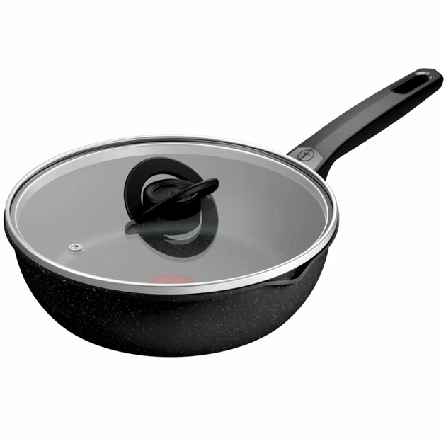 Сковорода Tefal Expertise з кришкою 24см чорний (G3218402) - зображення 1