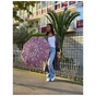 Парасоля Fulton L907-041819 Morris & Co. Minilite-2 UV Golden Lily Pink (L907-041819) - зменшене зображення 7