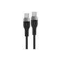 Дата кабель USB-C to USB-C 1.2m 60W 3A nylon black Acefast (6974316280217) - уменьшенное изображение 1