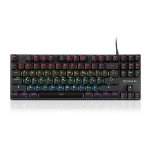 Клавіатура REAL-EL M 05 USB Grey (EL123100044) зображення 1